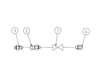 4604 1720 conexiones valvula de bola normet spraymec 6050 w