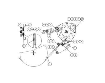 45661360 ensemble alternateur normet spraymec 6050 wp