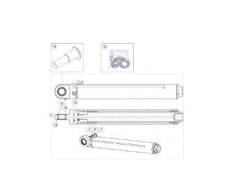 100071264 cilindro elevacion pata apoyo carga normet charmec sf 505 da v