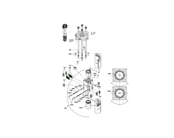 front guide and tie rod assembly montabert v32