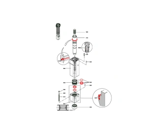 ensemble piston et cylindre montabert v32