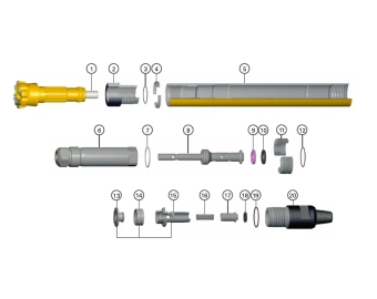 spare parts for secoroc cop 44 gold dth hammer