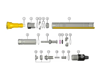 spare parts for secoroc cop 64 gold dth hammer