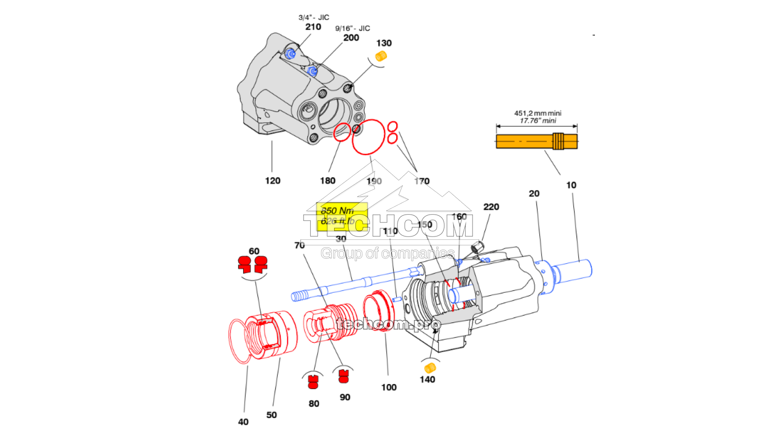 Système d’arrêt hydraulique Montabert HC160